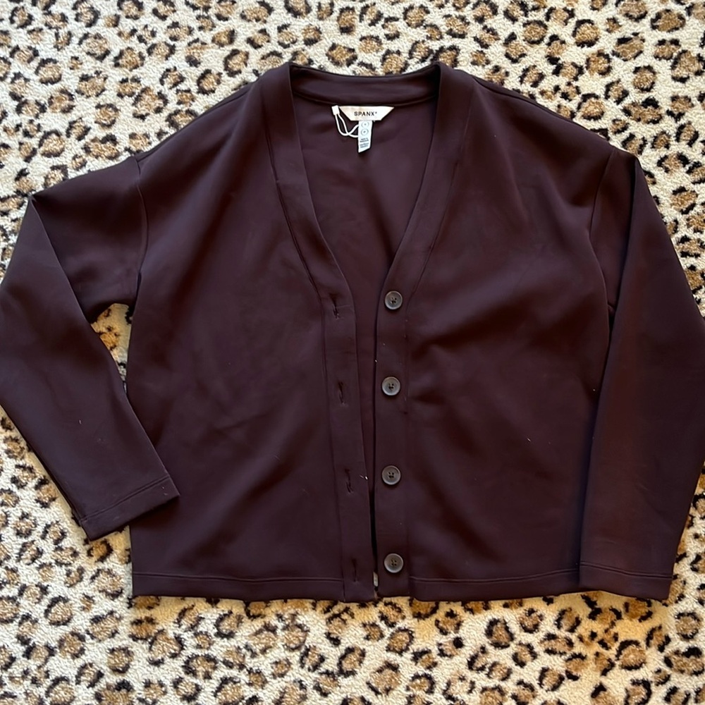 SPANX Women's Dark Brown Sweater
